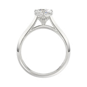 LADIES SOLITAIRE RING 1CT HEART DIAMOND 14K GOLD