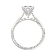 LADIES SOLITAIRE RING 1.5CT PRINCESS DIAMOND 14K GOLD