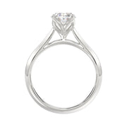 LADIES SOLITAIRE RING 2CT OVAL DIAMOND 14K GOLD