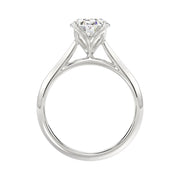 LADIES SOLITAIRE RING 2.5CT OVAL DIAMOND 14K GOLD