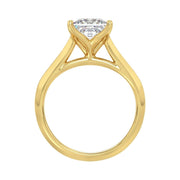 LADIES SOLITAIRE RING 2.5CT PRINCESS DIAMOND 14K GOLD