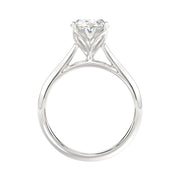 LADIES SOLITAIRE RING 3CT OVAL DIAMOND 14K GOLD