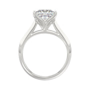 LADIES SOLITAIRE RING 4CT PRINCESS DIAMOND 14K GOLD